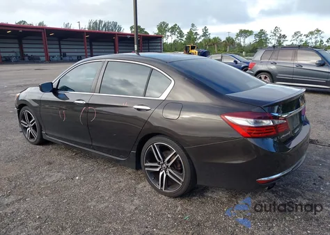 2017 Honda Accord Sport Se из США, поврежденный, VIN 1HGCR2F15HA201592